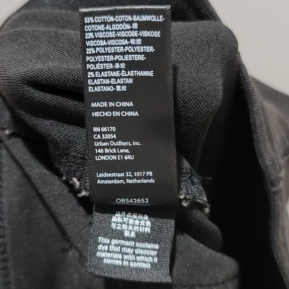 WE THE FREE BOHEMIAN SOUTHWESTERN COASTAL COWGIRL FLARED LEG BLACK DENIM JEAN 29 - Picture 11 of 12